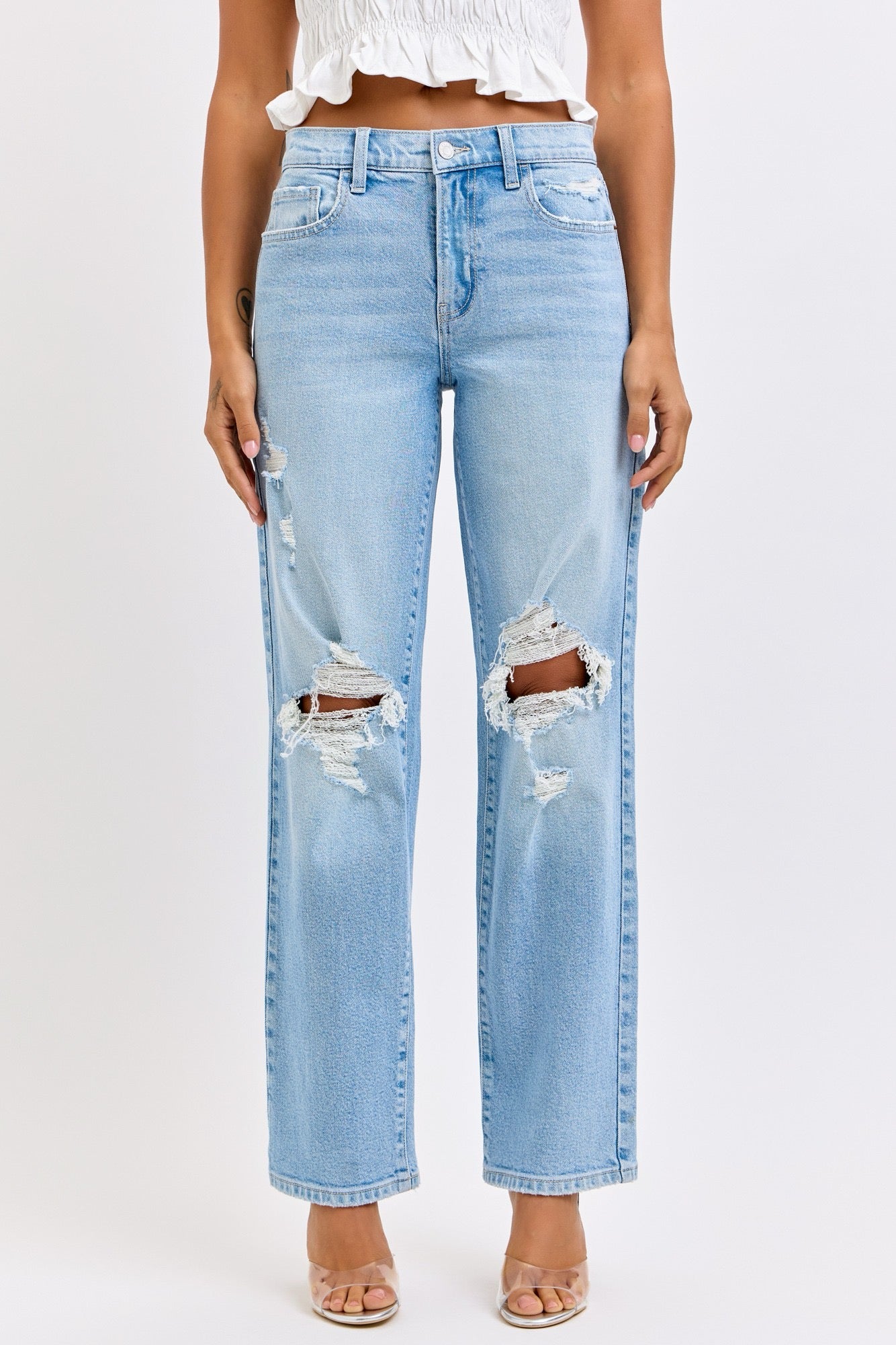 Cello Baggy Dad Denim Jeans