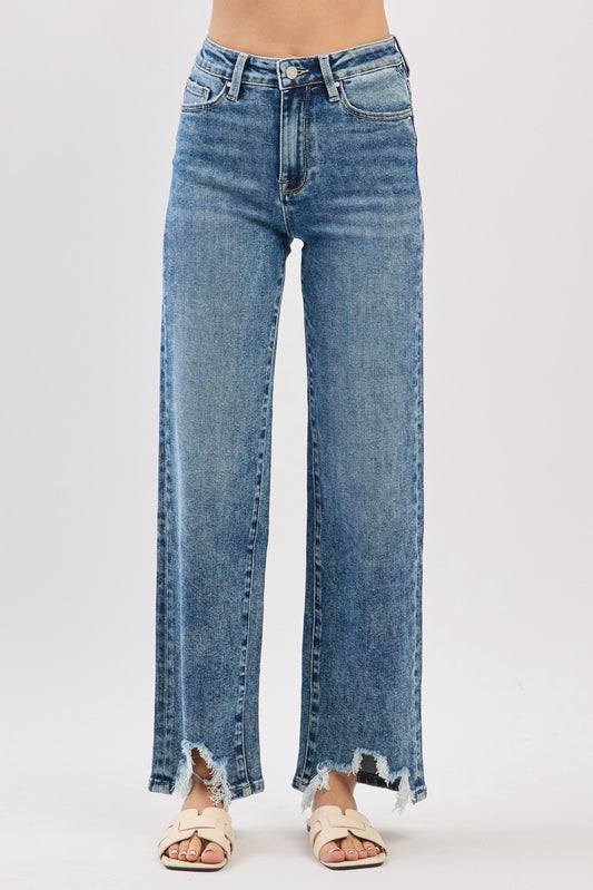 Petra Slim Wide Leg Denim