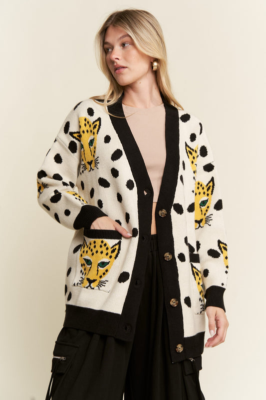 Cheetahlicious Cardigan