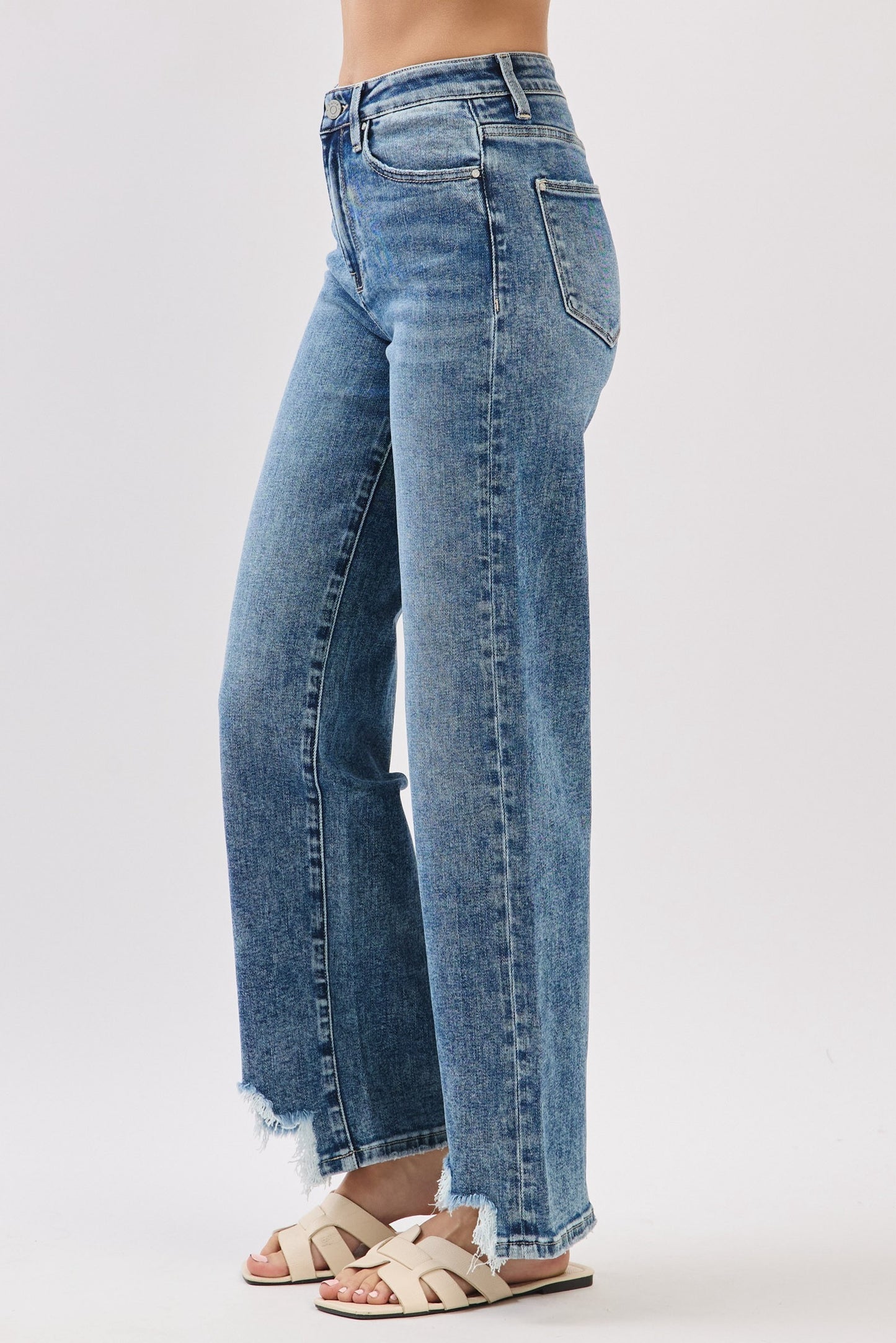 Petra Slim Wide Leg Denim