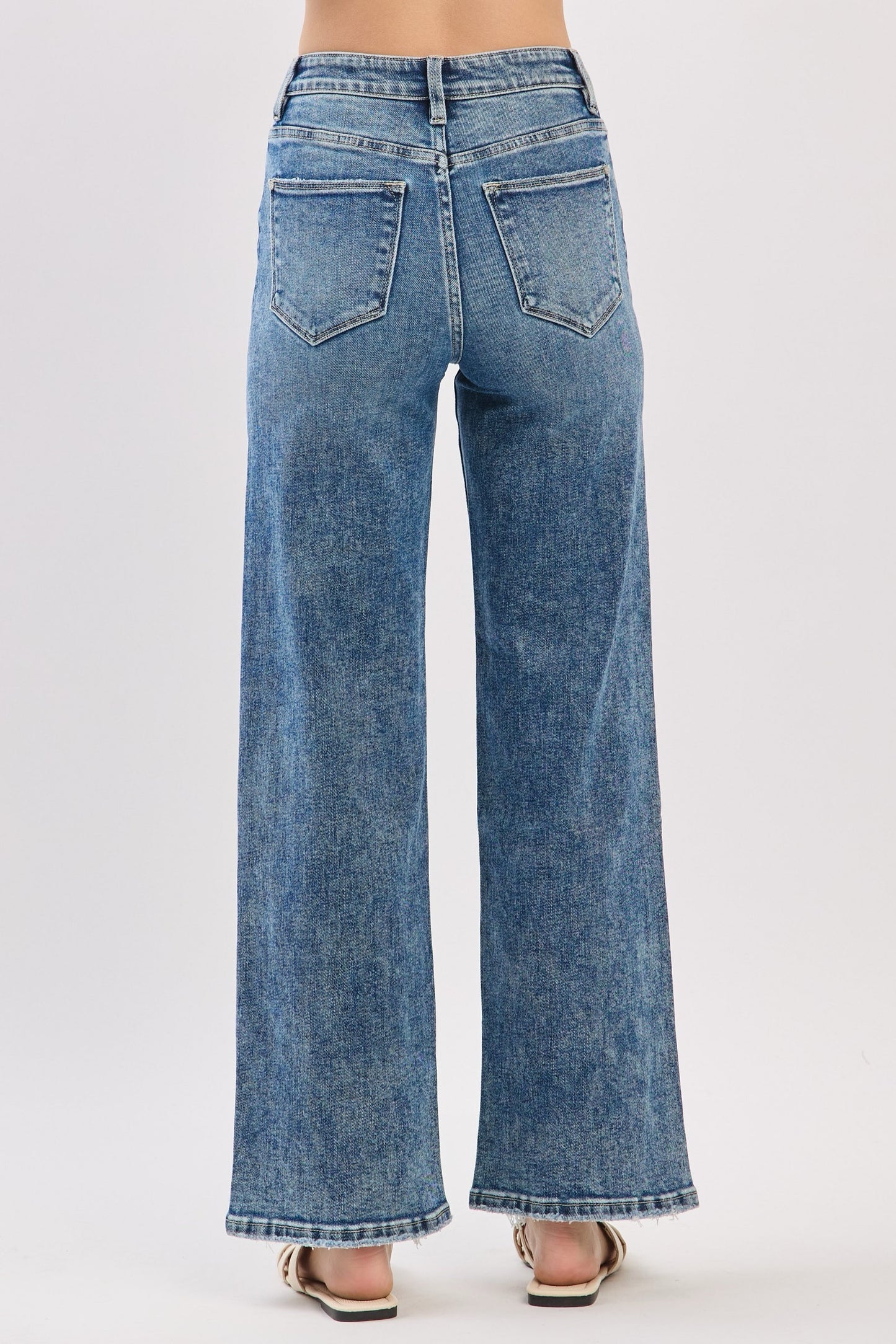 Petra Slim Wide Leg Denim