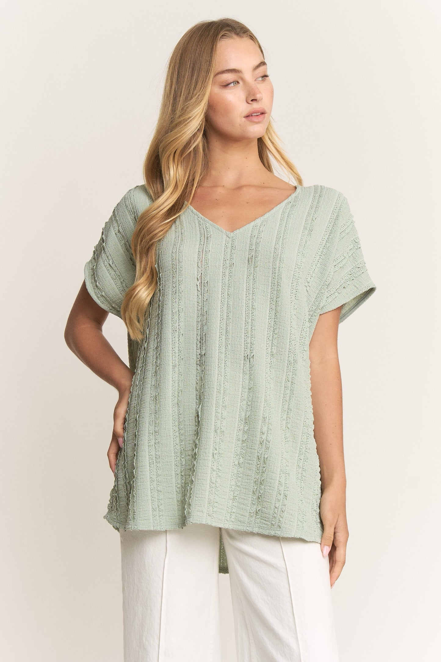Sage Loose Fit Top
