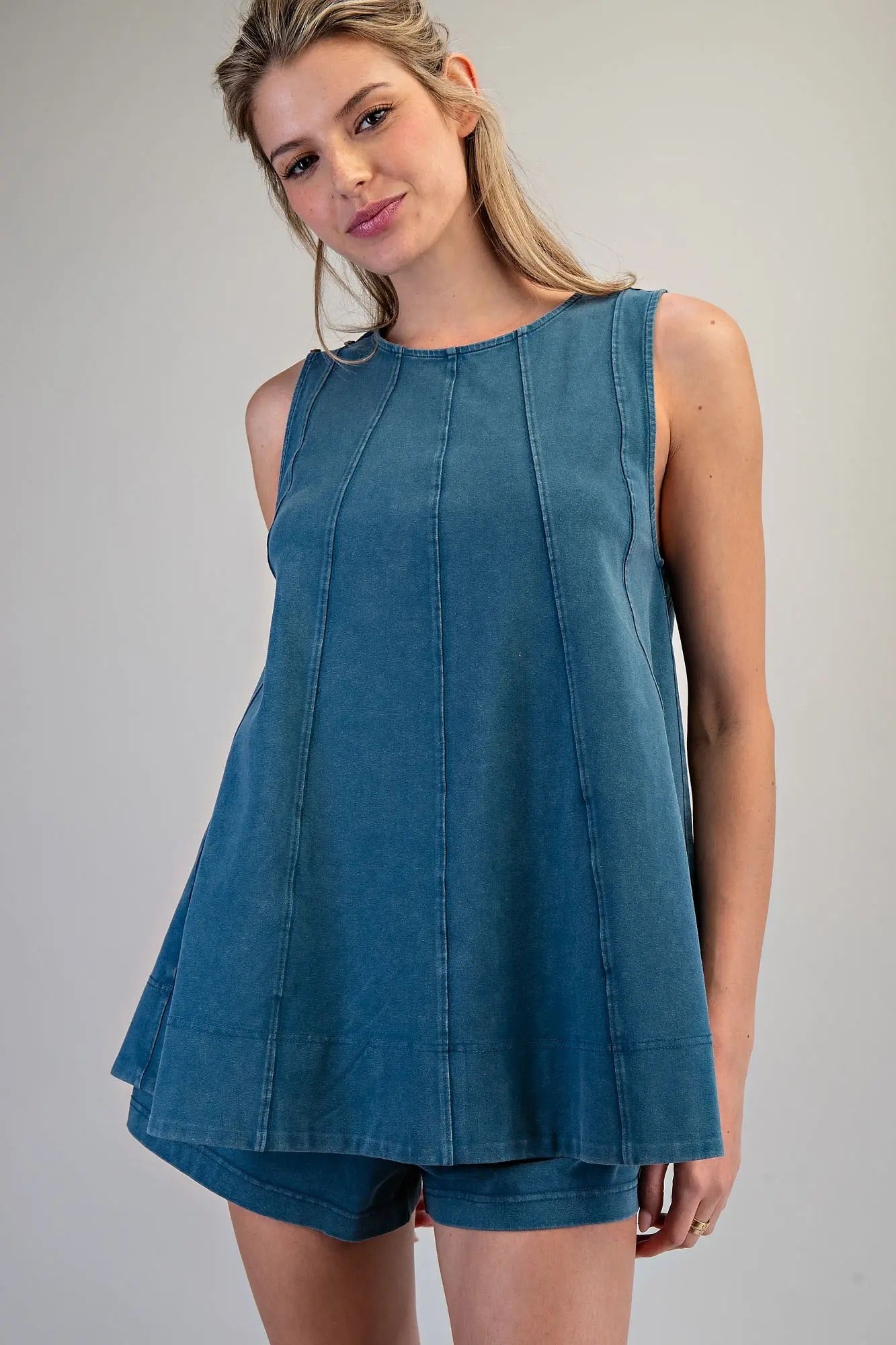 Flared Top and Short Set