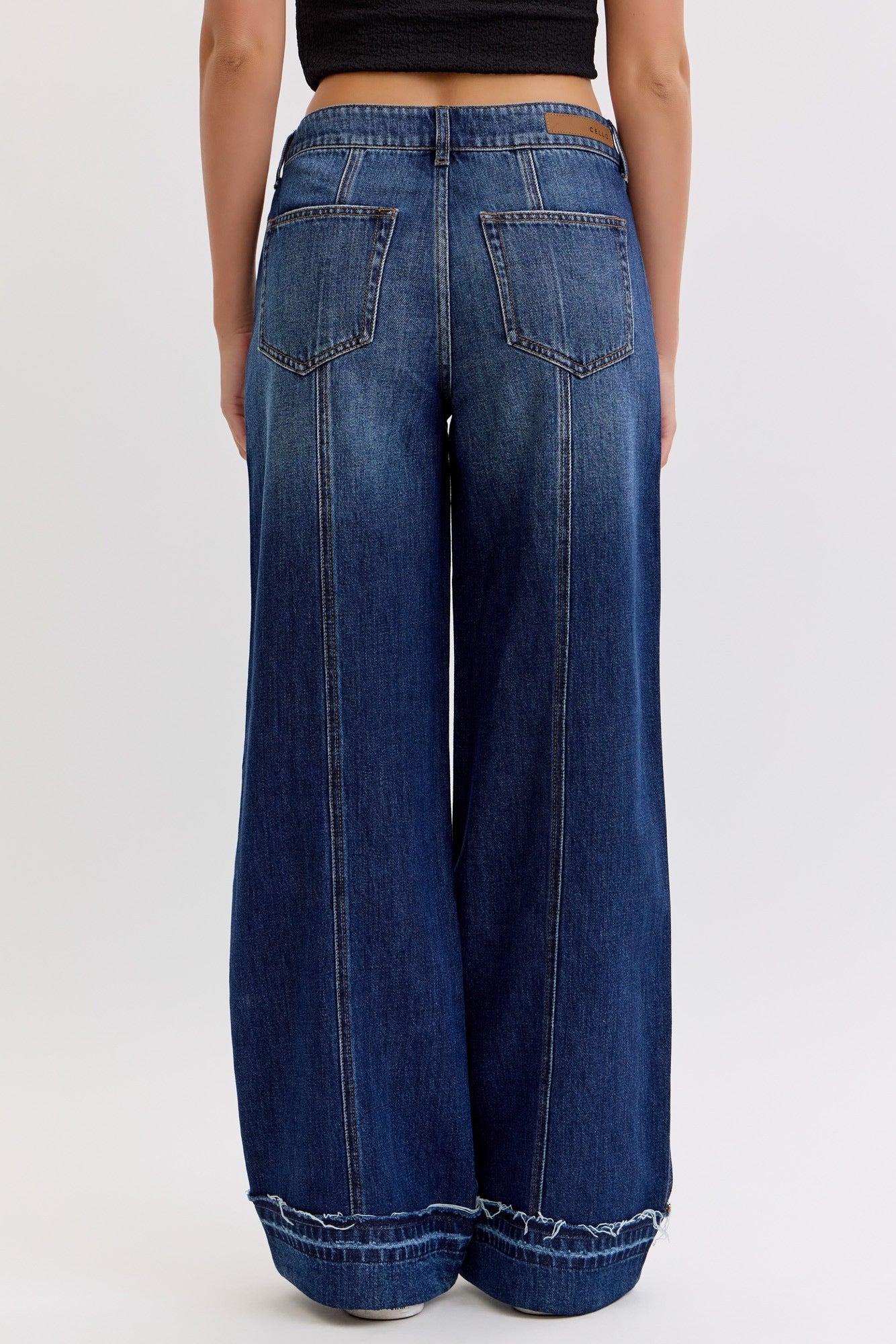 Cello Mid Rise Wide Leg