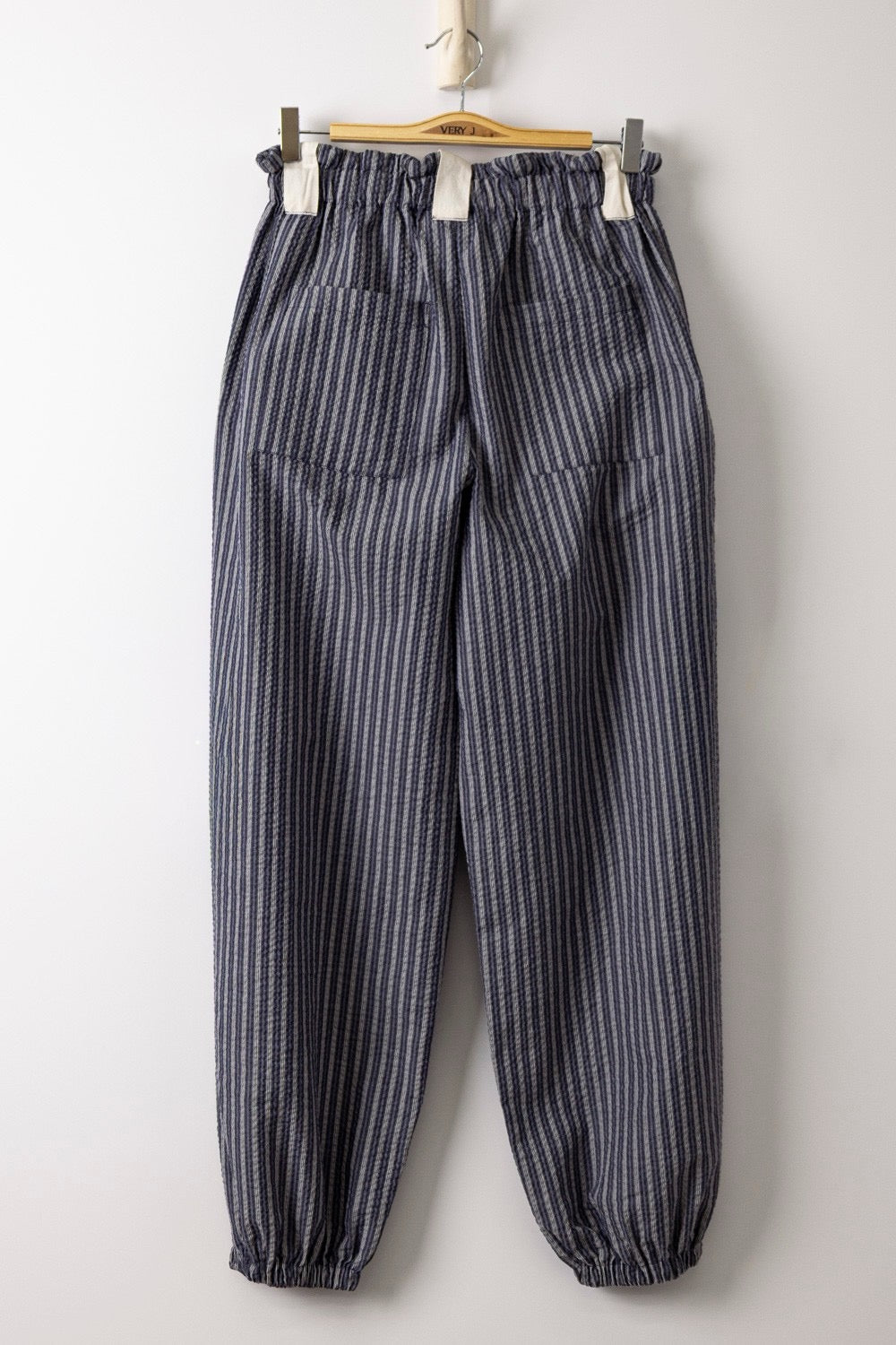 Navy Stripe Jogger Pants