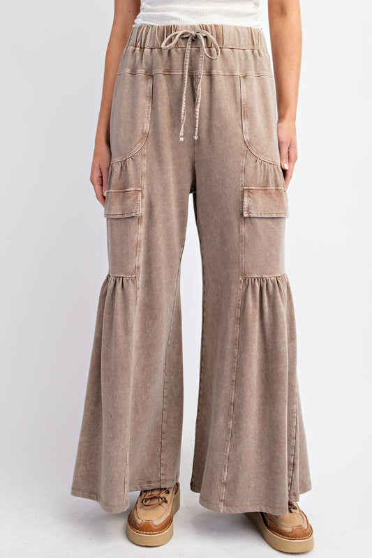 Terry Knit Flare Pants