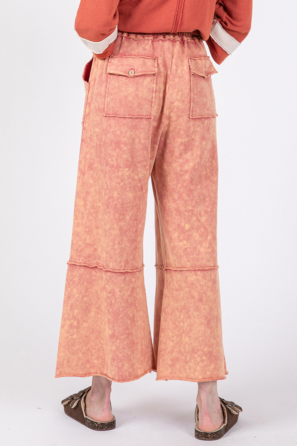 Mineral Wash Terry Knit Pants